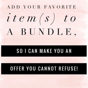 ❤️BUNDLE❤️ for a good deal!!!